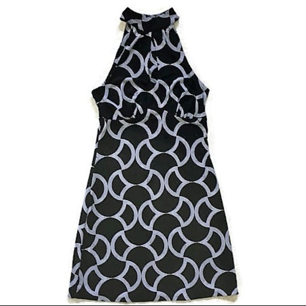 INC Black White Sleeveless Dress-Sz S - Picture 1 of 3